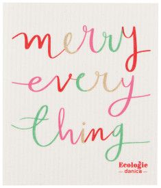 Swedish Dishcloth Merry Everything