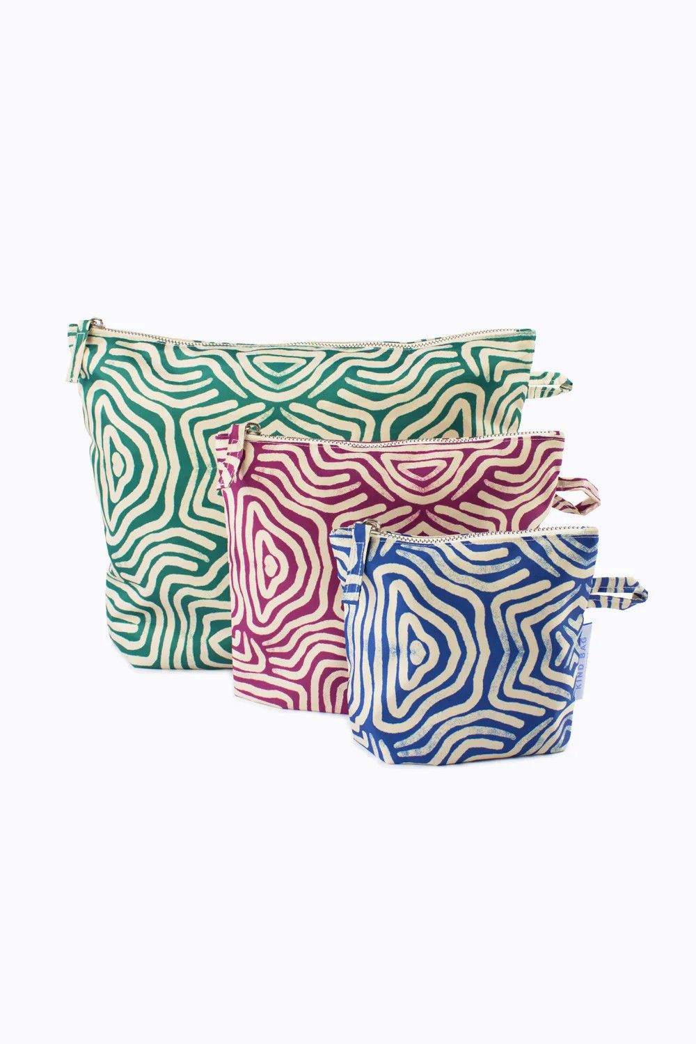 Stand-up Zip Pouch Set of 3 Lines