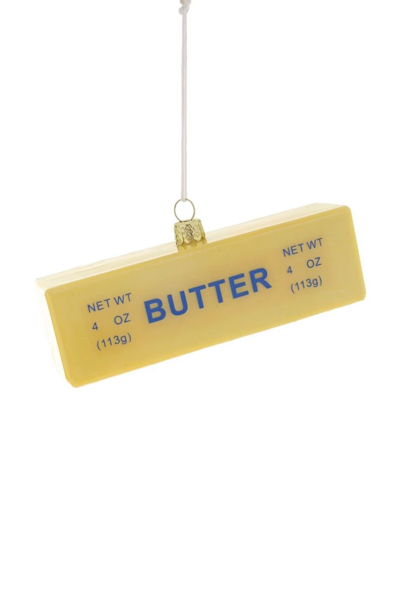 Glass Ornament Stick of Butter