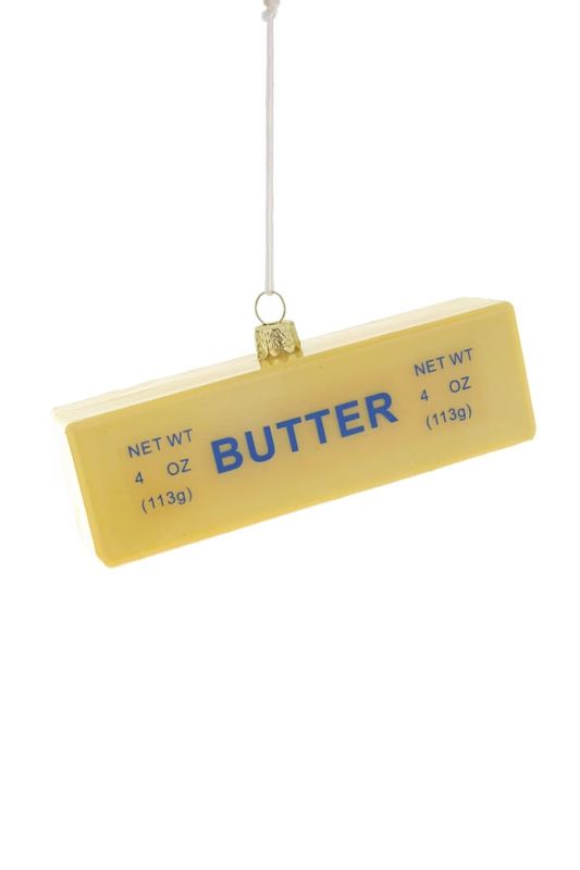 Glass Ornament Stick of Butter