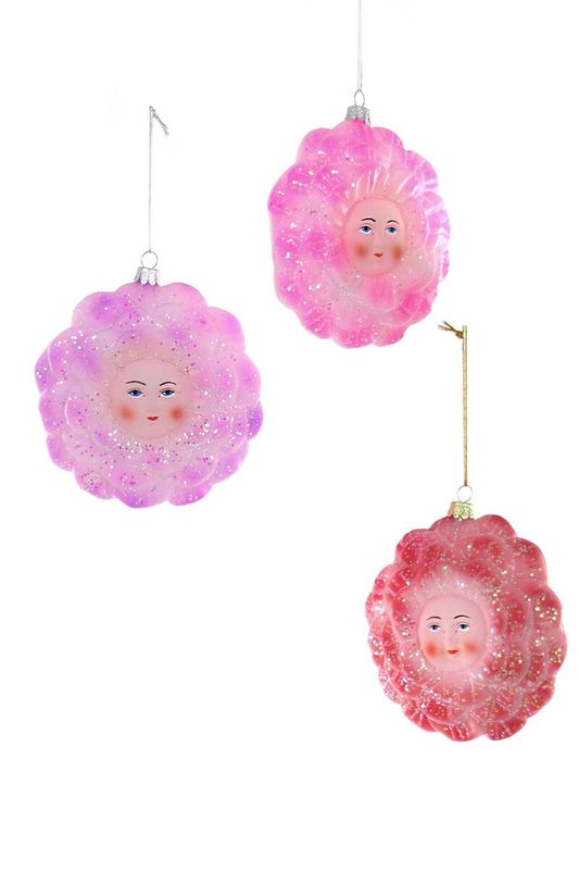 Glass Ornament Enchanted Rose