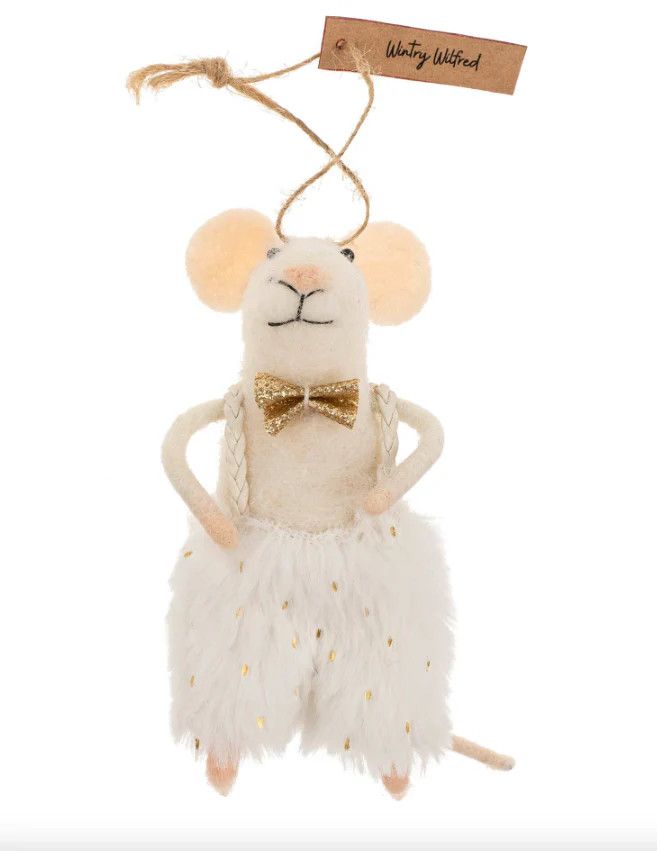Felt Ornament Mouse Wintry Wilfred