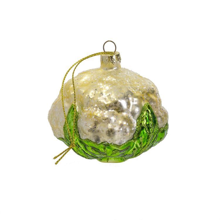Glass Ornament Cauliflower