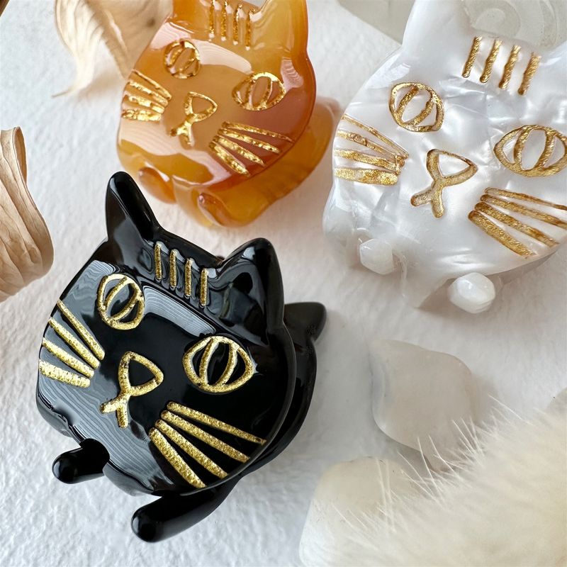 "Trouble" Cat Hair Claw in Ginger