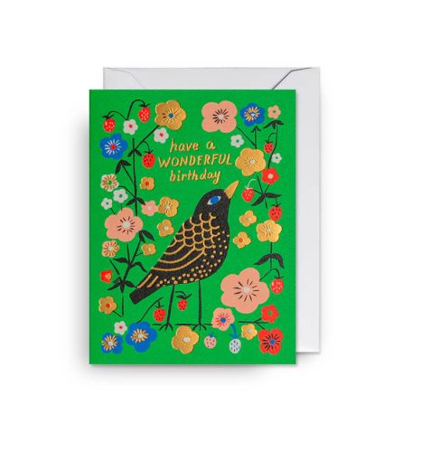 Have A Wonderful Birthday Blackbird