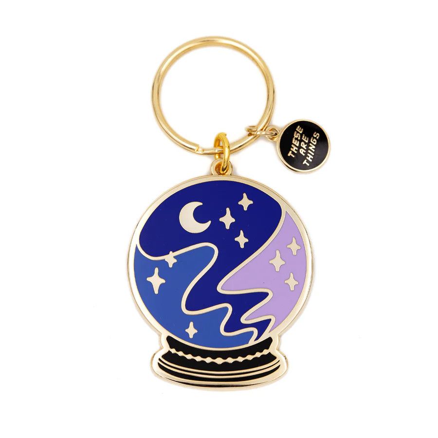 Enamel Keychain Crystal Ball