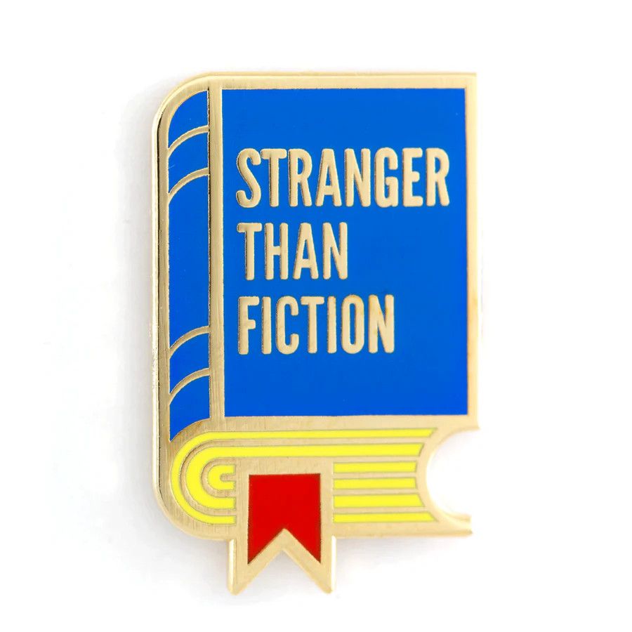 Enamel Pin Stranger Than Fiction