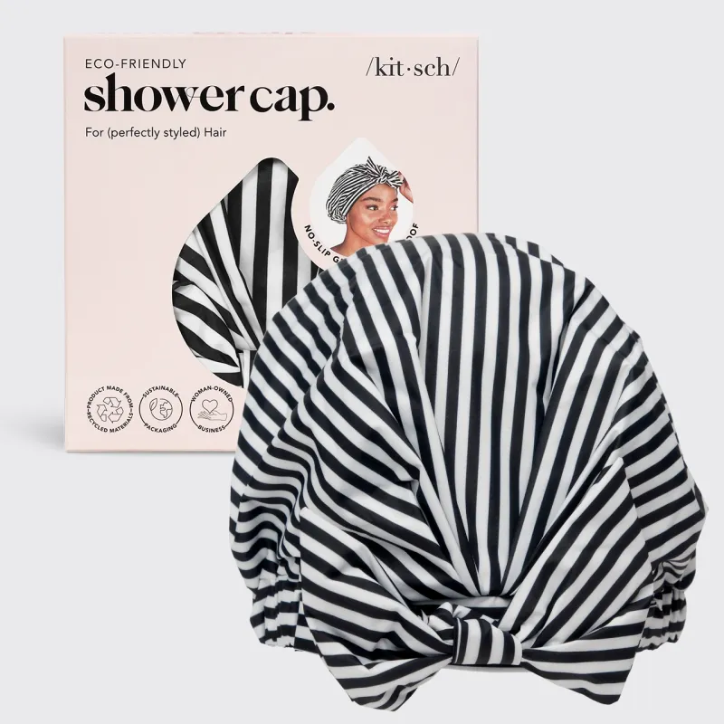 Luxury Shower Cap Stripes