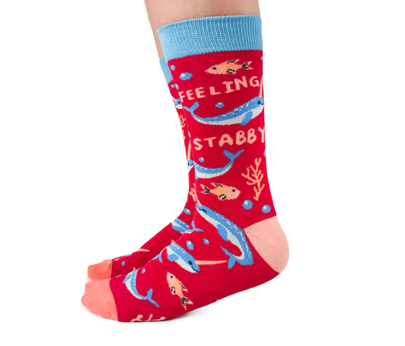 Women's  Socks Naughty Narwhal