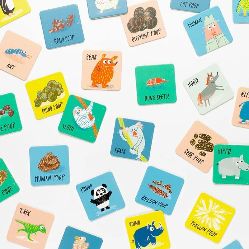 Who Pooped Matching Game