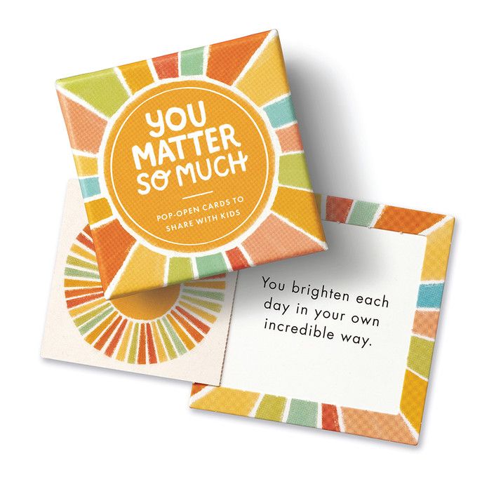 ThoughtFulls Pop-Open Cards For Kids You Matter Much