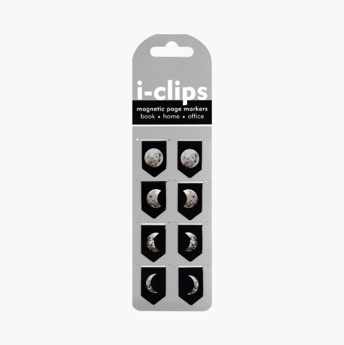 Moon Phases i-clips Magnetic Page Markers