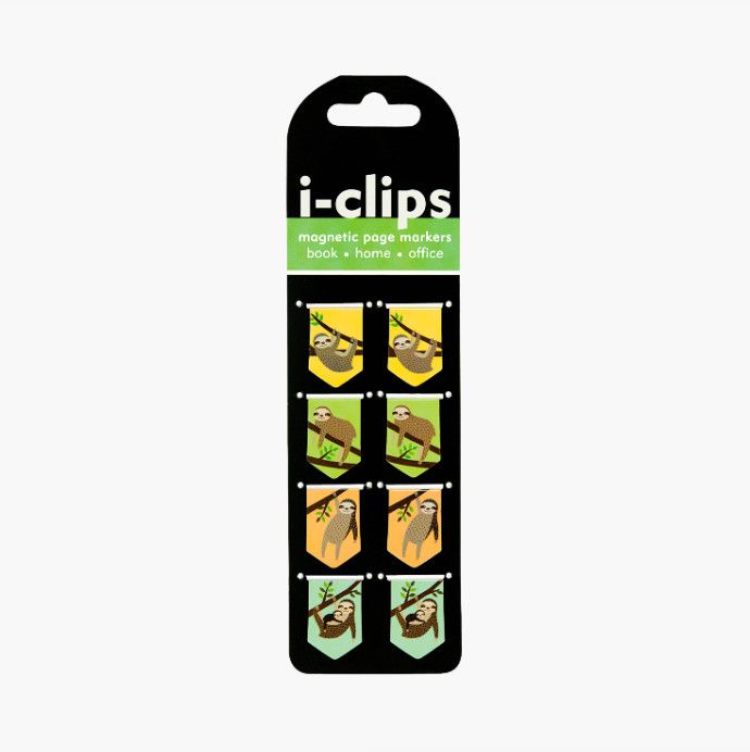 Sloth i-clips Magnetic Page Markers