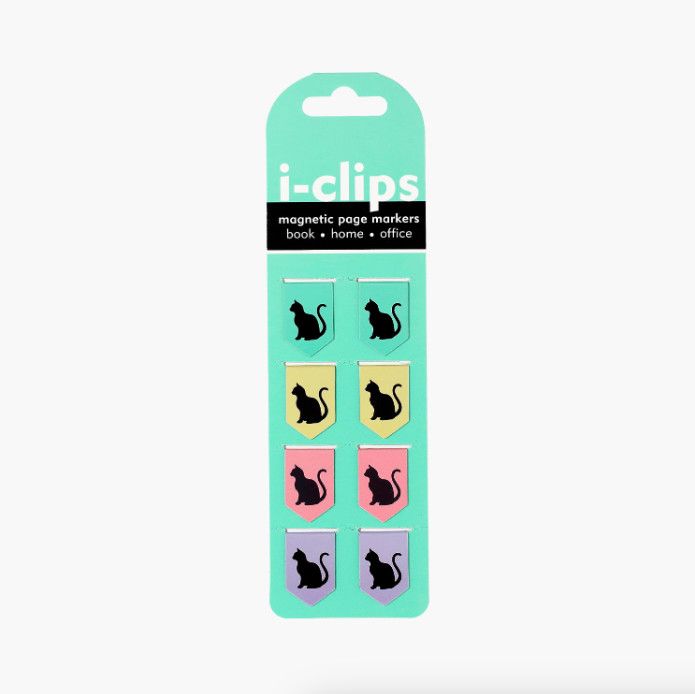 Black Cat i-clips Magnetic Page Markers