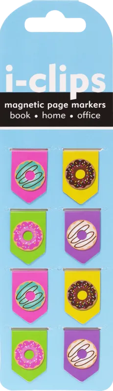 Donut i-clips Magnetic Page Markers