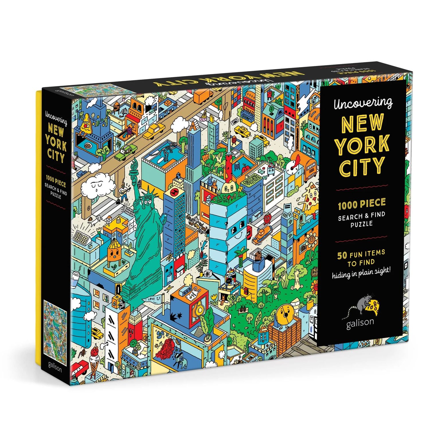 1000 Piece Search &amp; Find Puzzle Uncovering New York City