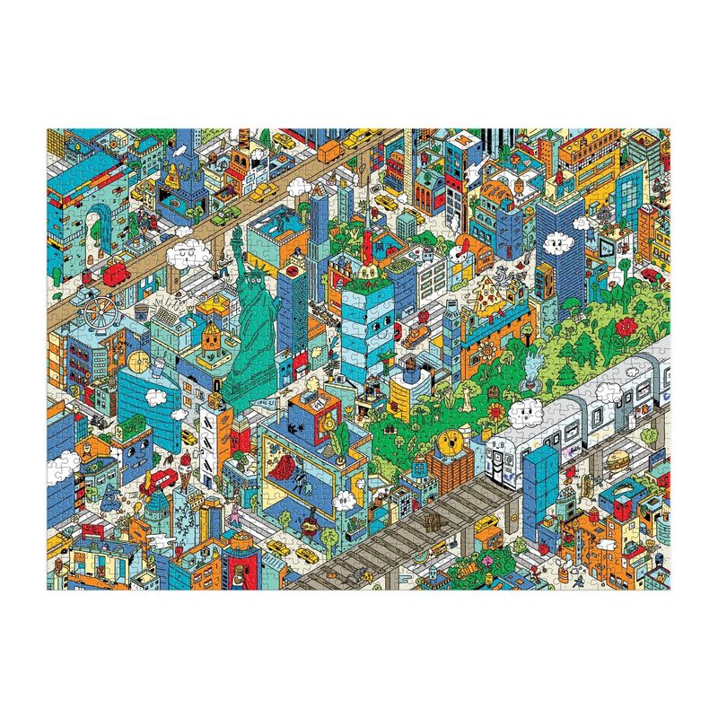 1000 Piece Search &amp; Find Puzzle Uncovering New York City