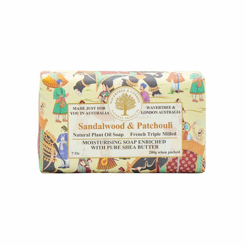 Sandalwood &amp; Patchouli Soap Bar 200g