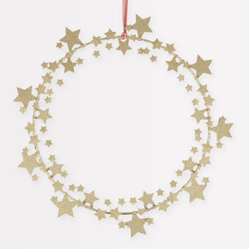 Sparkly Star Wreath