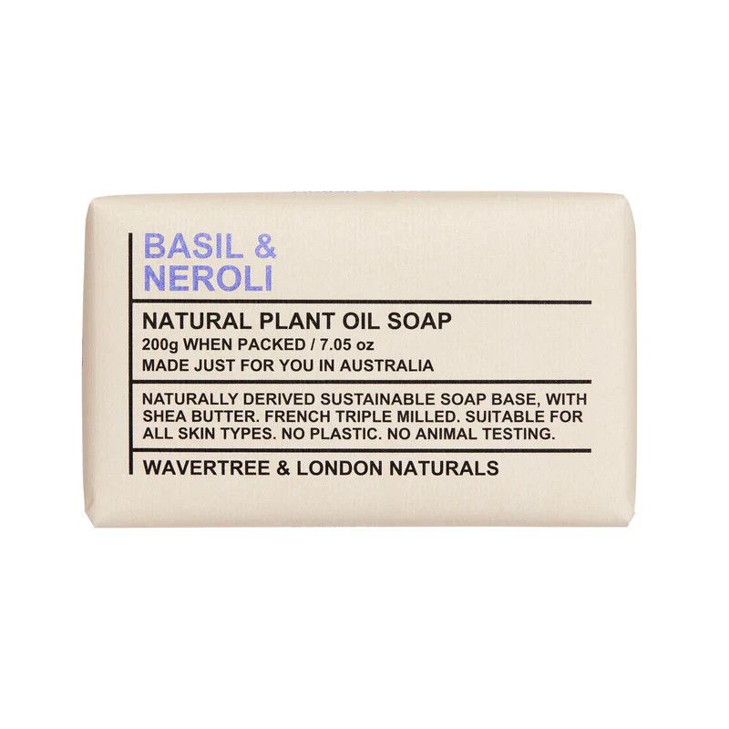 Basil &amp; Neroli Soap Bar 200g