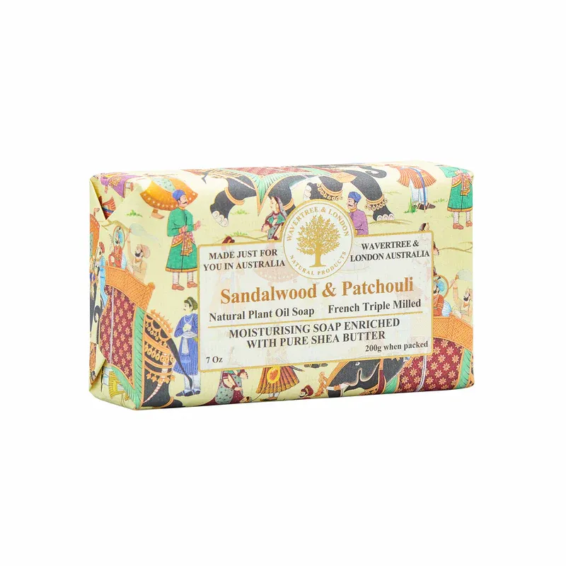 Sandalwood &amp; Patchouli Soap Bar 200g