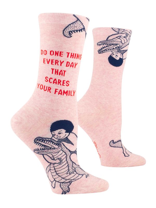 Women's Crew Socks Scares Your Family