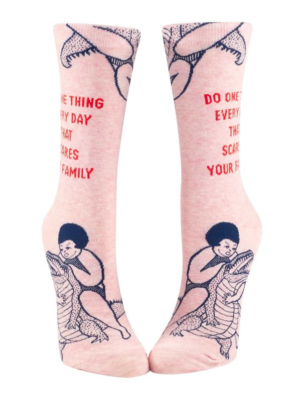 Women's Crew Socks Scares Your Family