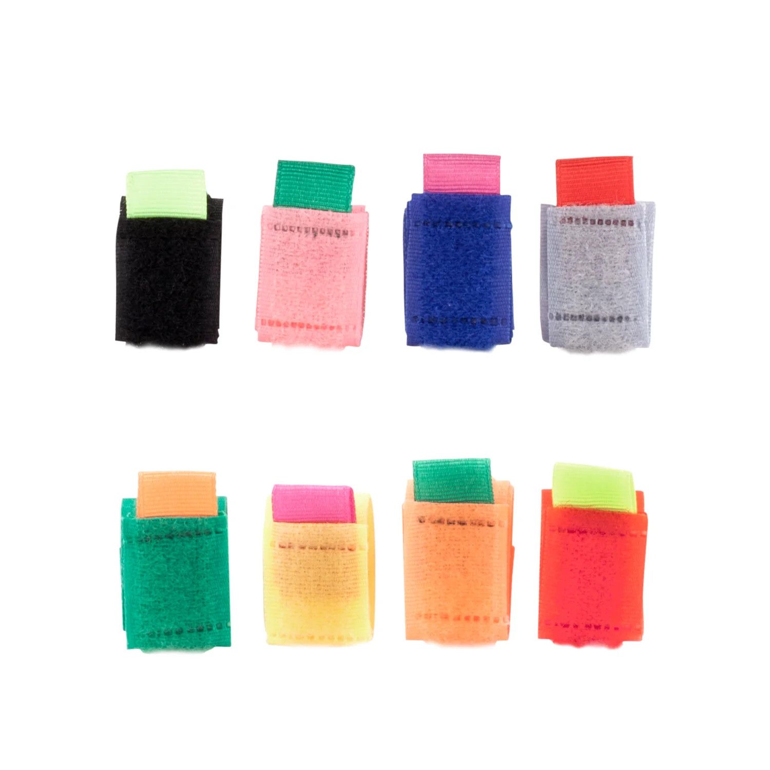 Cable Tie Velcro Multicolour Assorted Set of 8