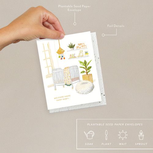 Nursery Baby Card