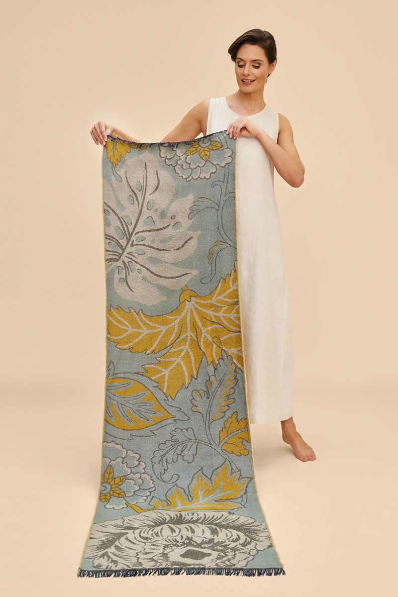 Woven Scarf Wild Floral