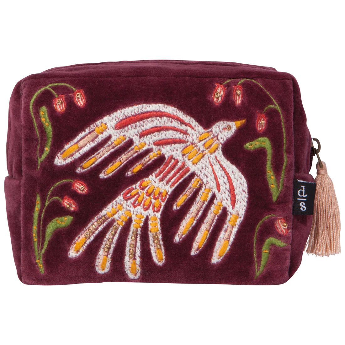 Pouch Embroidered Plume