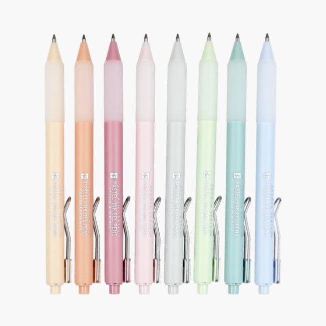 Pastel Ink Gel Pens Set of 8