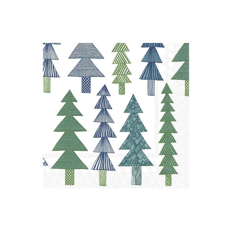 Paper Cocktail Napkin Kuusikossa Green