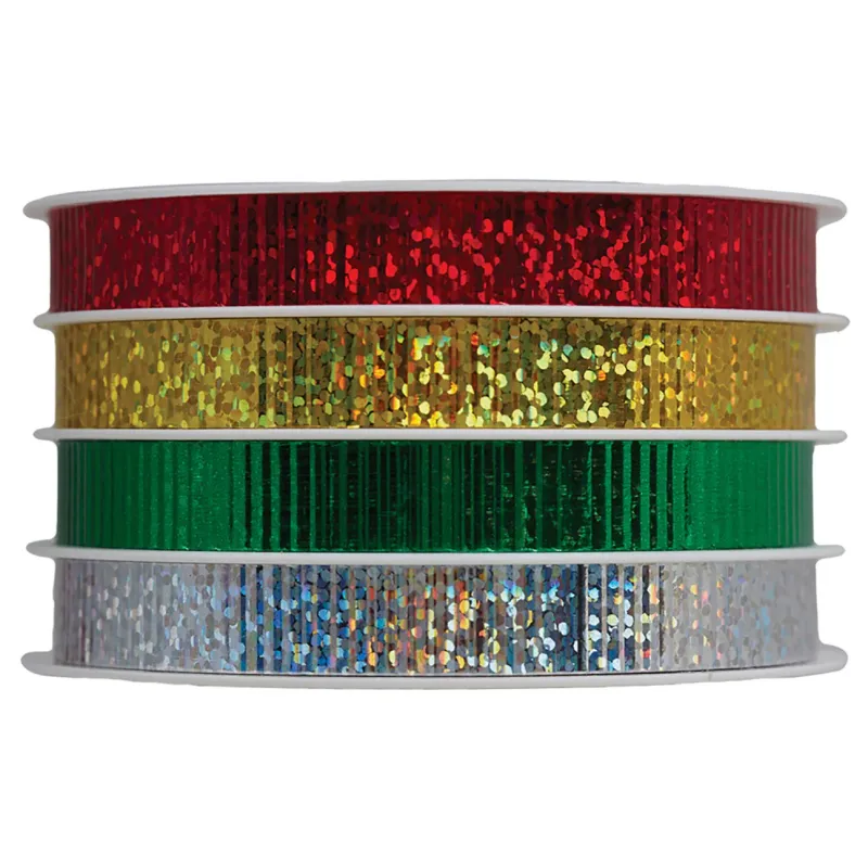 Ribbon Multi Channel Christmas Holographic
