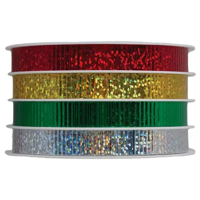 Ribbon Multi Channel Christmas Holographic