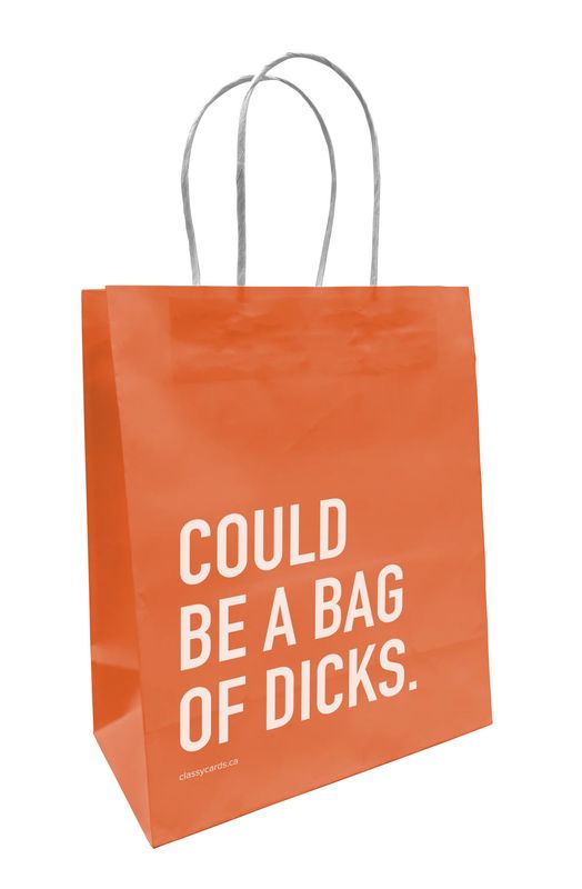 Bag Of Dicks Paper Bag