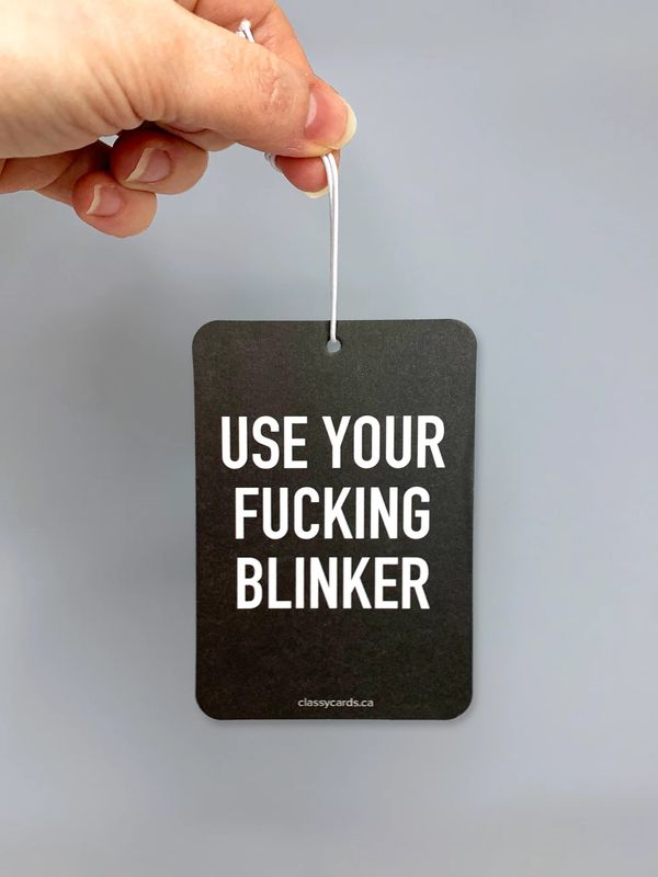 Use Your Blinker Air Freshener