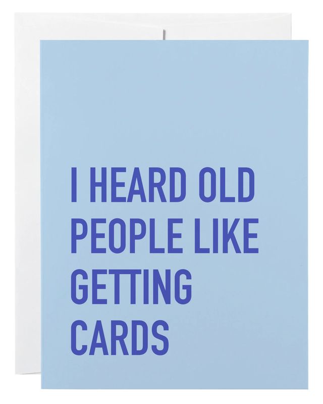 Old People Cards