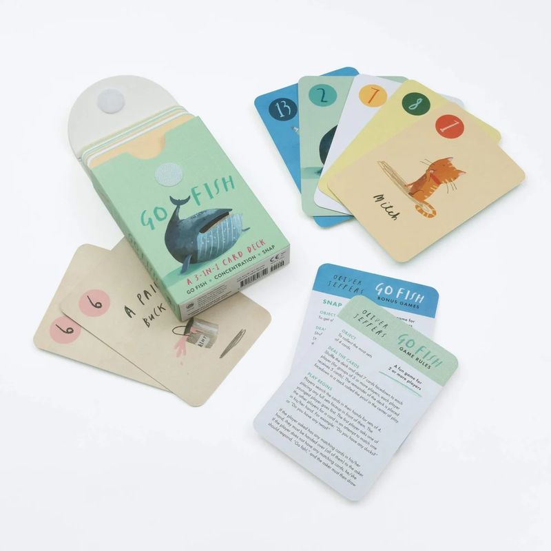 Oliver Jeffers Go Fish 3-in1 Deck