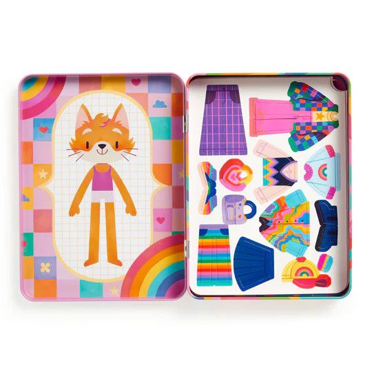 Magnetic Dress Up Rainbow Fashion