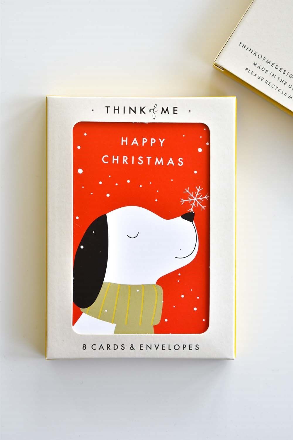 Boxed Mini Christmas Cards Puppy