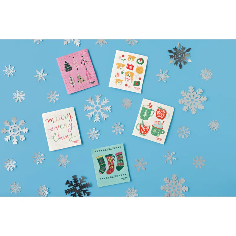 Swedish Dishcloth Merry Everything