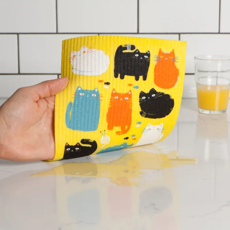 Swedish Dishcloth Purrfect Pals