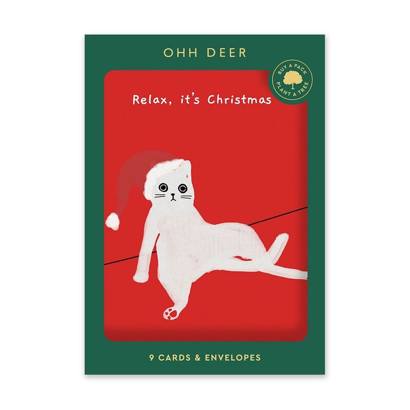 Boxed Christmas Cards Ken The Cat
