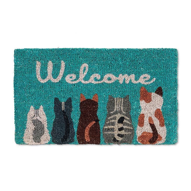 Doormat Cat Welcome 18&quot;x 30&quot;
