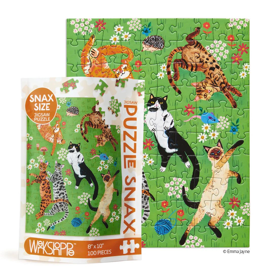 100 Piece Puzzle Cat Nap