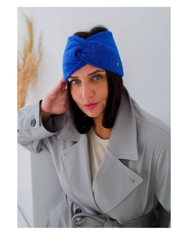 Knit Headband Royal Blue