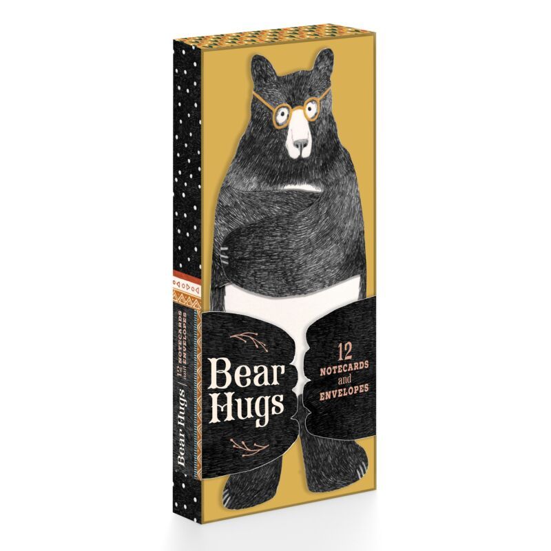Notecards Set of 12 Bear Hugs
