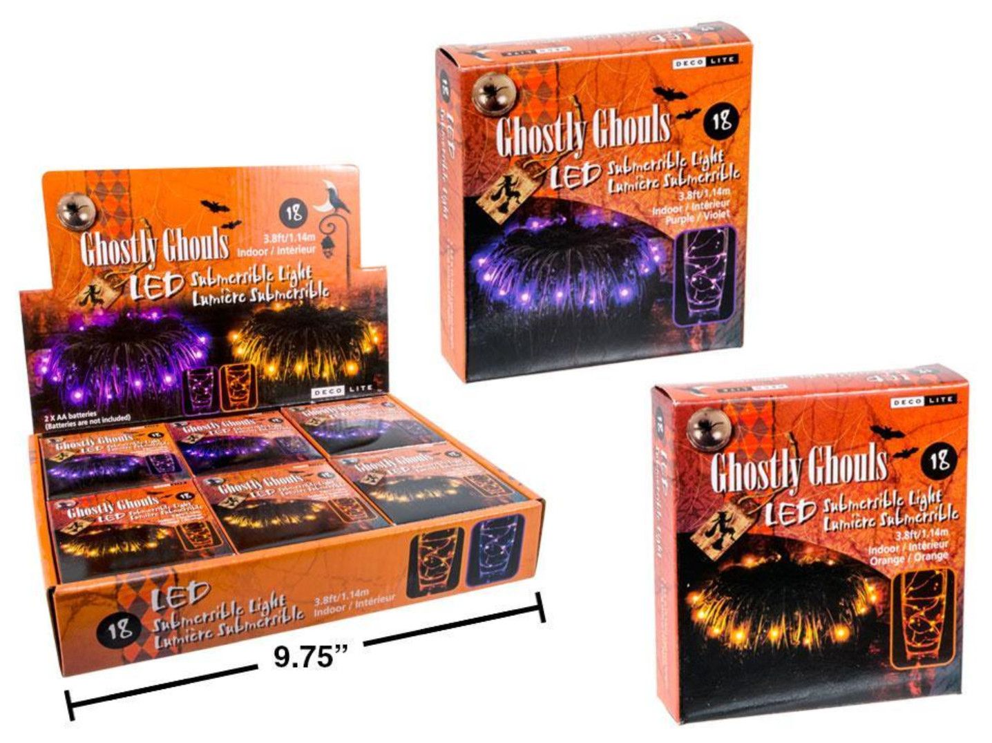 18 LED Submersible Halloween String Lights