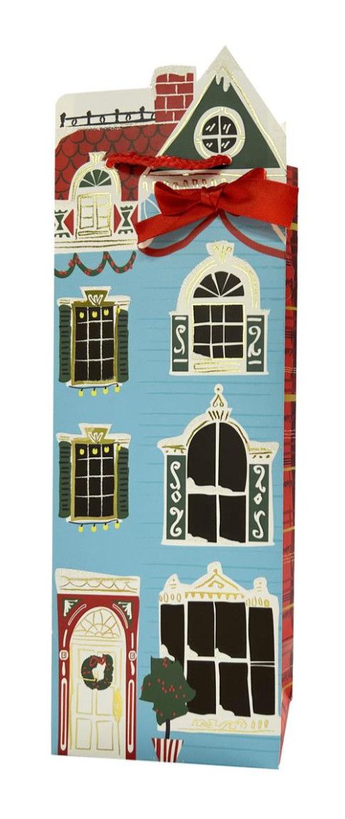 Bottle Gift Bag Holiday House